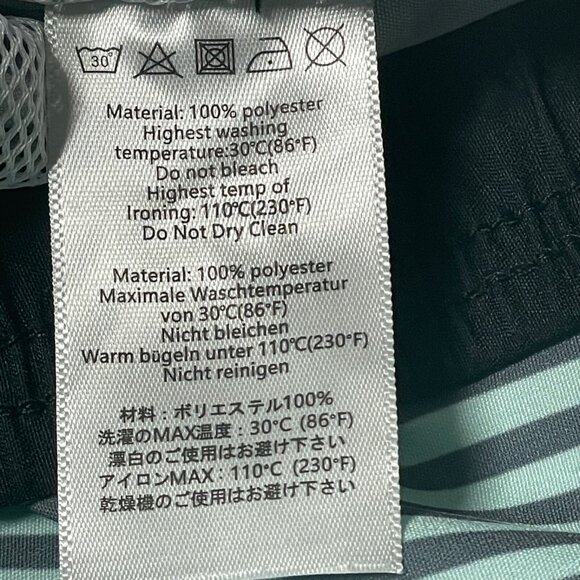 Mens 2XL Swim Trunks 9" Quick Dry Stretch Swim Shorts Mesh Lining Bathing Suit - Picture 10 of 13